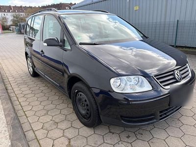 Gebraucht VW Touran 115 PS (84 kW) 2006 Schwarz Van / Kleinbus