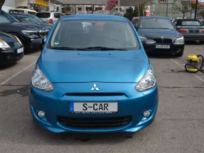Gebraucht Mitsubishi Space Star Diamant Edition 71 PS (52 kW) 2015 Blau Limousine