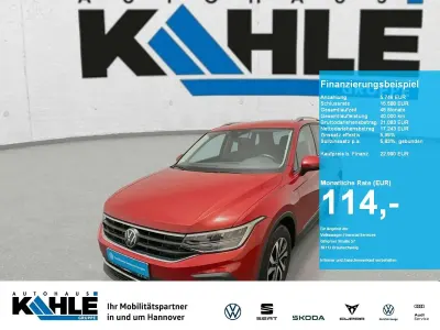 Brugt VW Tiguan Active 150 HK (110 kW) 2023 Rød SUV