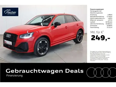 Gebraucht Audi Q2 S-Line 110 PS (80 kW) 2022 Tangorot metallic SUV