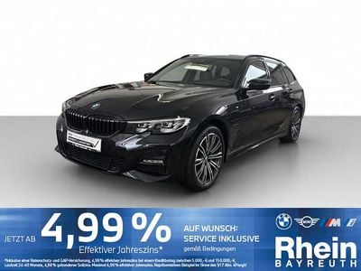 Schwarz Gebraucht 2020 BMW 330e M Sport Kombi | 27.340 € (Guter Preis)