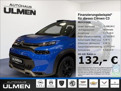 Blau Gebraucht 2022 Citroën C3 Aircross Shine SUV | 15.880 € (Teuer)