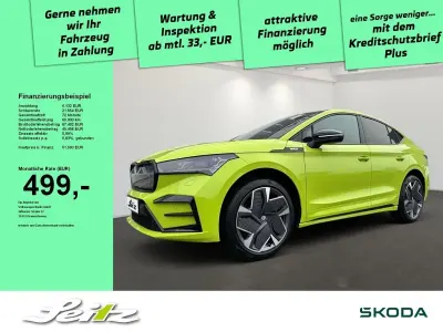 Używany Skoda Enyaq iV Suite 250 kW (340 KM) 2025 Zielony SUV