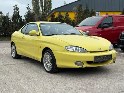 Gebraucht Hyundai Coupé 139 PS (102 kW) 1997 Gelb Coupé