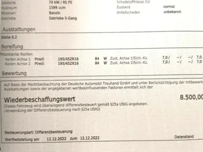 Gebraucht Ford StreetKa 95 PS (69 kW) 2004 Weiß Cabrio