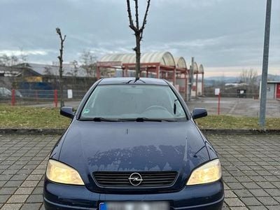 Blau Gebraucht 2001 Opel Astra Kombi | 450 € (Superpreis)
