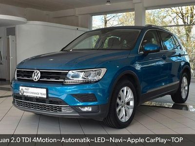 Second-hand VW Tiguan Highline 190 CP (139 kW) 2018 Albastru SUV