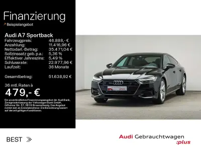 Gebraucht Audi A7 S-Line 204 PS (150 kW) 2023 Mythosschwarz metallic Limousine