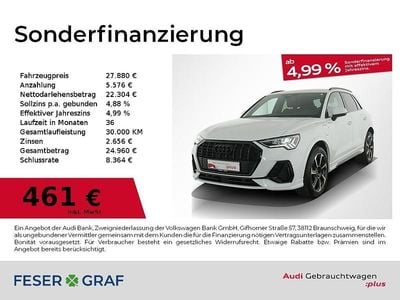 Gebraucht Audi Q3 Ambiente 245 PS (180 kW) 2022 Gletscherweiß metallic SUV