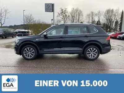 Gebraucht VW Tiguan Allspace Active 150 PS (110 kW) 2021 Schwarz metallic SUV