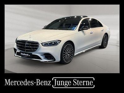 Manufaktur opalithweiss bright Gebraucht 2023 Mercedes S450 AMG Limousine | 96.846 €