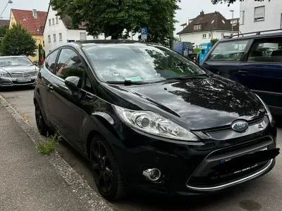 Gebraucht Ford Fiesta Titanium 120 PS (88 kW) 2008 Schwarz Kleinwagen
