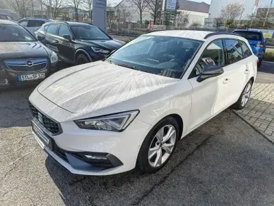 Usata Seat Leon FR 150 CV (110 kW) 2022 Bianco Station wagon