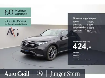 Gebraucht Mercedes EQC400 AMG line 300 kW (408 PS) 2023 Metalliclack graphitgrau SUV