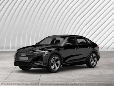 Gebraucht Audi Q8 Sportback e-tron S-Line 300 kW (408 PS) 2023 Schwarz SUV