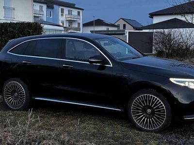 Schwarz Gebraucht 2020 Mercedes EQC400 AMG line SUV | 34.990 € (Fairer Preis)