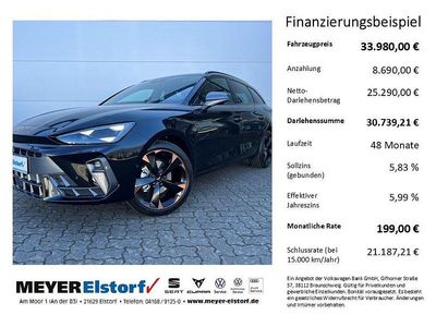 Nuova Cupra Leon 150 CV (110 kW) 2025 Nero Berlina