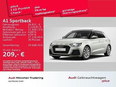Silber Gebraucht 2025 Audi A1 Sportback Advanced Plus Kleinwagen | 26.831 € (Fairer Preis)