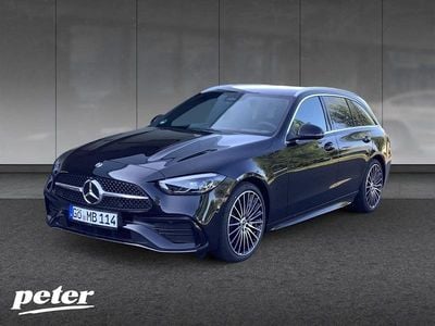 Gebraucht Mercedes C220 AMG 197 PS (144 kW) 2024 Metalliclack obsidianschwarz Kombi