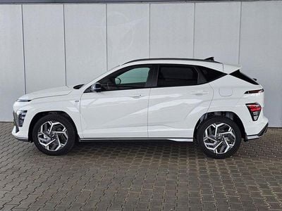 Gebraucht Hyundai Kona N Line 137 PS (100 kW) 2024 Atlas white SUV