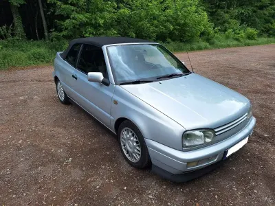 Gebraucht VW Golf Cabriolet 101 PS (74 kW) 1997 Silber Cabrio