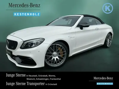 Gebraucht Mercedes C63S AMG AMG 510 PS (375 kW) 2021 Designo kaschmirweiß magno Cabrio