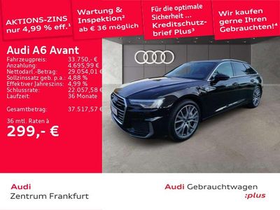 Mythosschwarz metallic Gebraucht 2022 Audi A6 Design Kombi | 36.950 € (Fairer Preis)