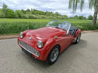 Gebraucht Triumph TR3 101 PS (74 kW) 1959 Rot Cabrio