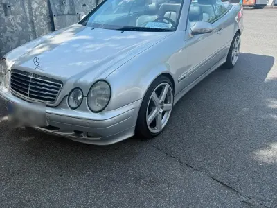 Gebraucht Mercedes CLK200 2001 Silber Cabrio