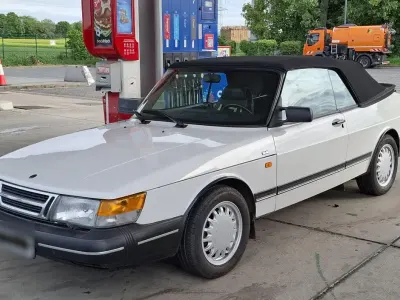 Gebraucht Saab 900 Cabriolet 126 PS (92 kW) 1990 Weiß Cabrio