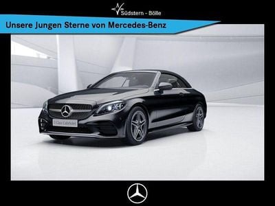 Usata Mercedes C200 AMG 184 CV (135 kW) 2020 Nero Cabrio