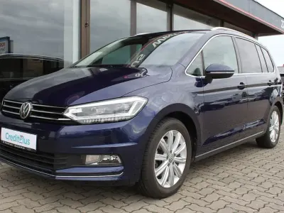 Gebraucht VW Touran Highline 150 PS (110 kW) 2017 Blau Van / Kleinbus