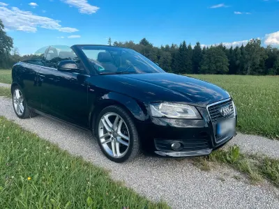 Gebraucht Audi A3 Cabriolet S-Line 160 PS (117 kW) 2010 Schwarz Cabrio