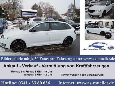 Gebraucht Skoda Rapid Monte Carlo 110 PS (80 kW) 2017 Weiss (metallic) Kombi