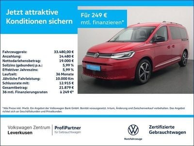 Gebraucht VW Caddy Maxi Style 114 PS (83 kW) 2022 Kirschrot Van / Kleinbus