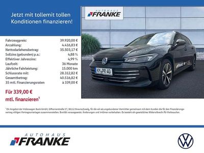 Gebraucht VW Passat IQ Drive 150 PS (110 kW) 2025 Schwarz Limousine