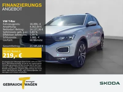 Brugt VW T-Roc Sport 190 HK (139 kW) 2018 Sølv SUV