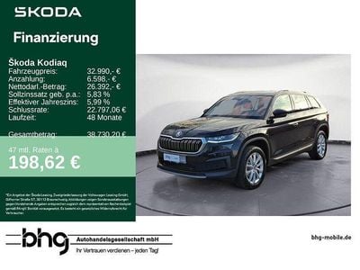 Gebraucht Skoda Kodiaq Style 150 PS (110 kW) 2023 Schwarz SUV