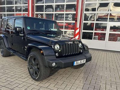 Gebraucht Jeep Wrangler Unlimited Sahara 200 PS (147 kW) 2017 Schwarz SUV
