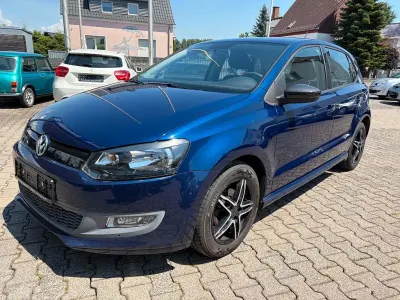Gebraucht VW Polo Trendline 75 PS (55 kW) 2010 Blau Kleinwagen