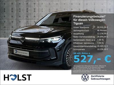 Gebraucht VW Tiguan Goal 150 PS (110 kW) 2025 Schwarz SUV