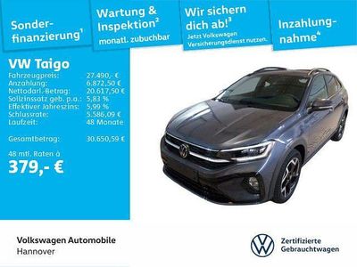 Gebraucht VW Taigo R-line 150 PS (110 kW) 2025 Rauchgrau metallic SUV