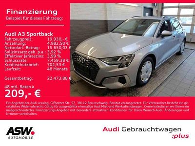 Gebraucht Audi A3 Advanced Plus 110 PS (80 kW) 2022 Florettsilber metallic Limousine