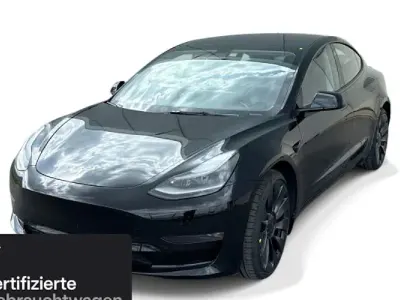 Used Tesla Model 3 Performance 377 kW (513 HP) 2021 Black Sedan