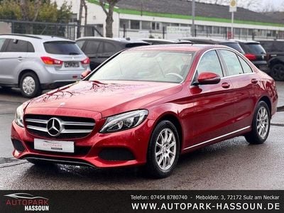 Brugt Mercedes C180 Avantgarde 156 HK (114 kW) 2016 Rød Sedan