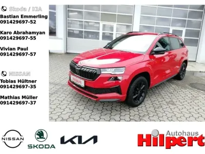 Gebraucht Skoda Karoq SportLine 150 PS (110 kW) 2023 Velvetrot metallic (metallic) SUV