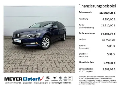 Gebraucht VW Passat Comfortline 150 PS (110 kW) 2019 Blau Kombi