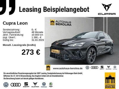 Neu Cupra Leon 150 PS (110 kW) 2026 Schwarz Limousine