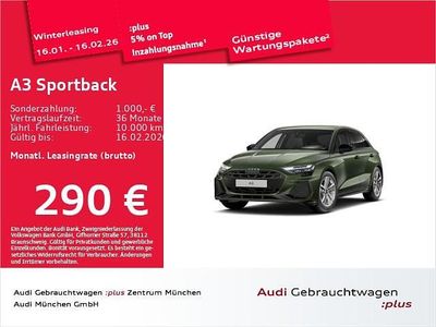Distriktgrün metallic Gebraucht 2024 Audi A3 S-Line Limousine | 34.875 € (Guter Preis)