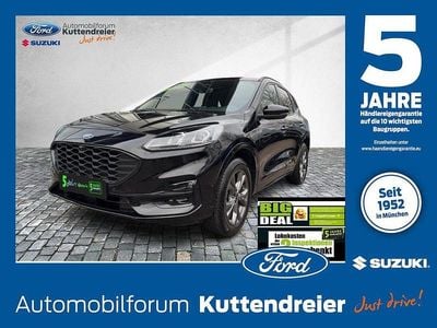 Obsidianschwarz metallic Gebraucht 2021 Ford Kuga ST-Line SUV | 20.770 € (Guter Preis)